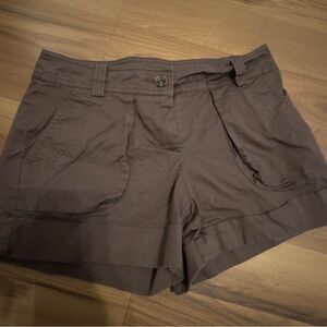 Trina Turk Brown Cargo Shorts